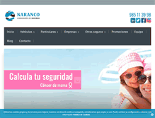 Tablet Screenshot of narancoseguros.com